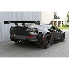 Load image into Gallery viewer, Chevrolet Corvette C7 Z06 / Grand Sport GTC-500 Chassis Mount Adjustable Wing 2015-2019
