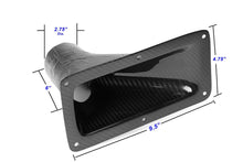 Load image into Gallery viewer, Universal Fitment 9.25" X 4.75" Air Inlet Duct w/ Flange
